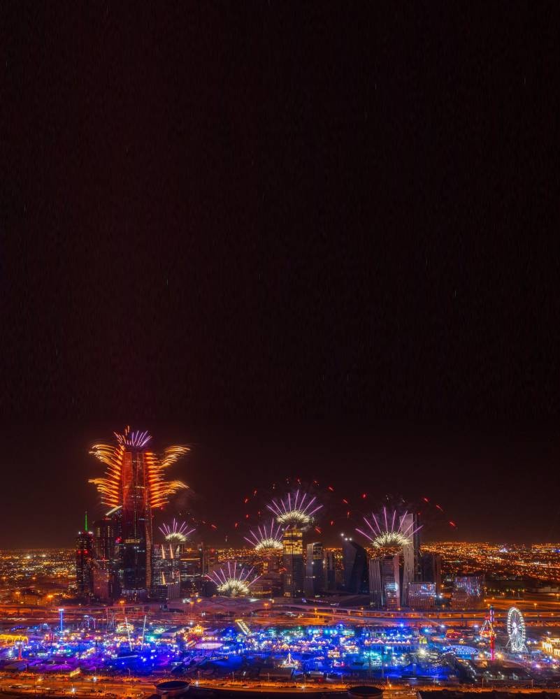 «ونتروندرلاند» واجهة للترفيه والفرح .. والألعاب النارية تزين سماءها