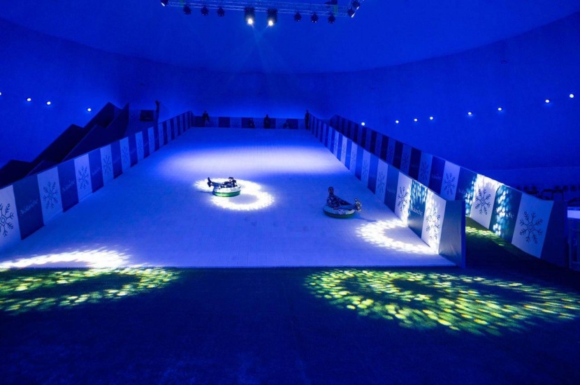 «قبة الثلج» .. ألعاب متنوعة للكبار والصغار
