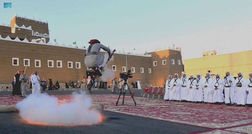 في قصور عسير .. استعراض الموروث الجبلي الجنوبي