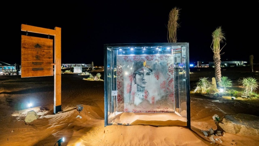 جداريات «أوايسس» .. تغذية فنية للزوار