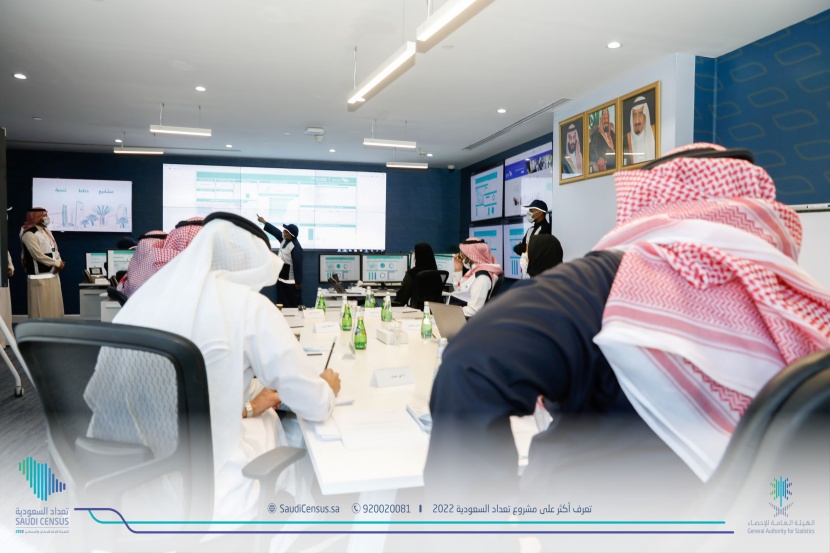 وزير الاقتصاد والتخطيط يتفقد "غرفة التحكم" و"مركز الاتصال الإحصائي" لـ " تعداد السعودية 2022"