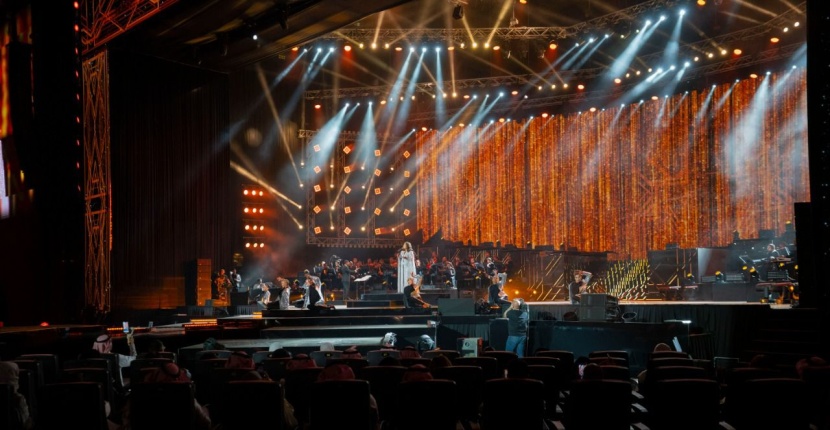 قيثارة الخليج ترسم لوحة فنية مميزة في آخر حفلات موسم الرياض