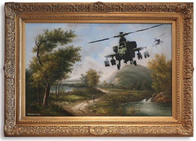 عملان لبانكسي يباعان بملايين الدولارات في لندن