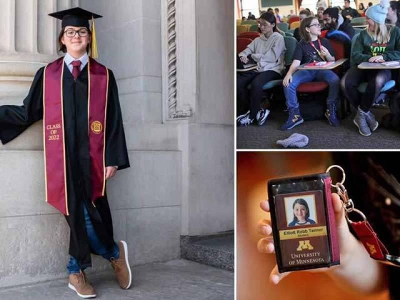 عمره 13 عاما ويدرس الدكتوراه في الفيزياء