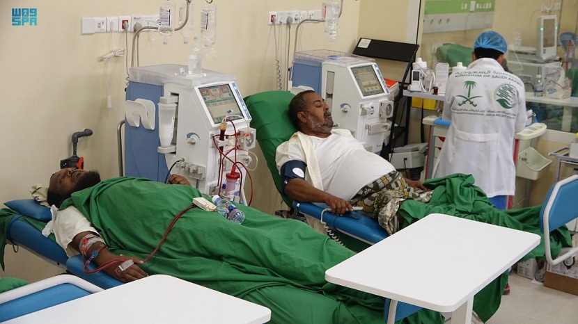 مركز الغسيل الكلوي في الغيضة يواصل تقديم خدماته الطبية للمستفيدين بدعم من مركز الملك سلمان للإغاثة