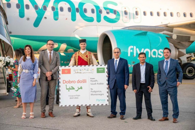 طيران ناس يطلق أولى رحلاته المباشرة بين الرياض والجبل الأسود