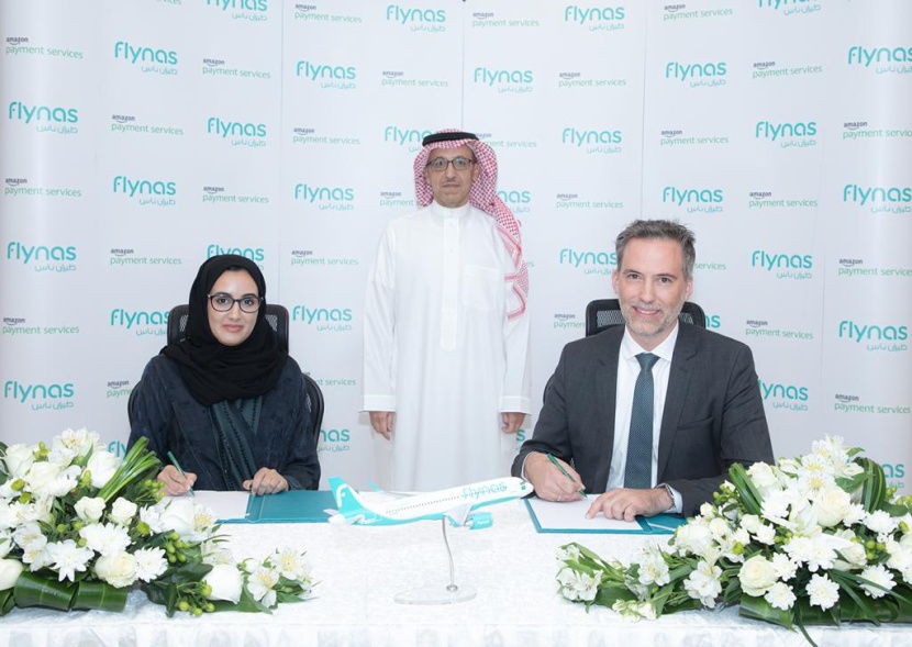 "ناس" توقع اتفاقية مع أمازون لتصبح أول شركة طيران في السعودية تقدم الدفع بالتقسيط