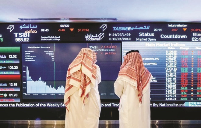 الأسهم السعودية ترتفع بأعلى وتيرة في 5 أسابيع
