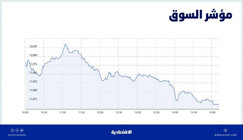 قطاع المواد الأساسية يدفع الأسهم السعودية دون 11900 نقطة .. التراجع استمر 3 جلسات متتالية
