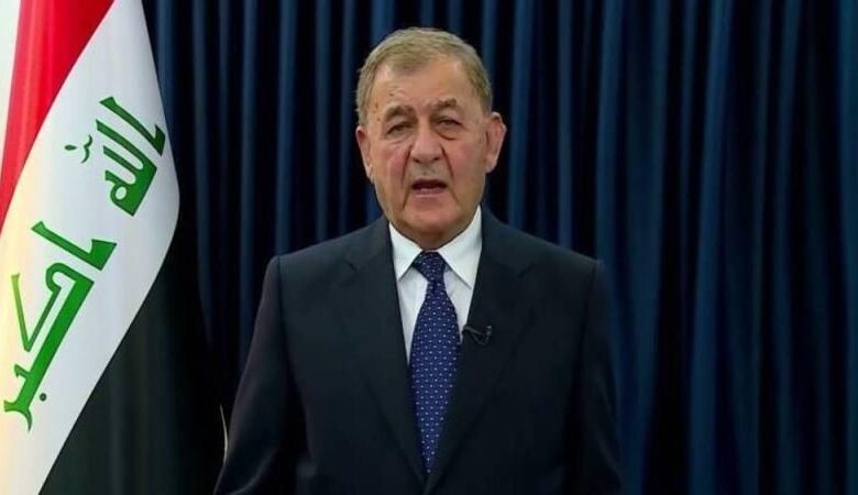انتخاب عبد اللطيف رشيد رئيسا للجمهورية في العراق