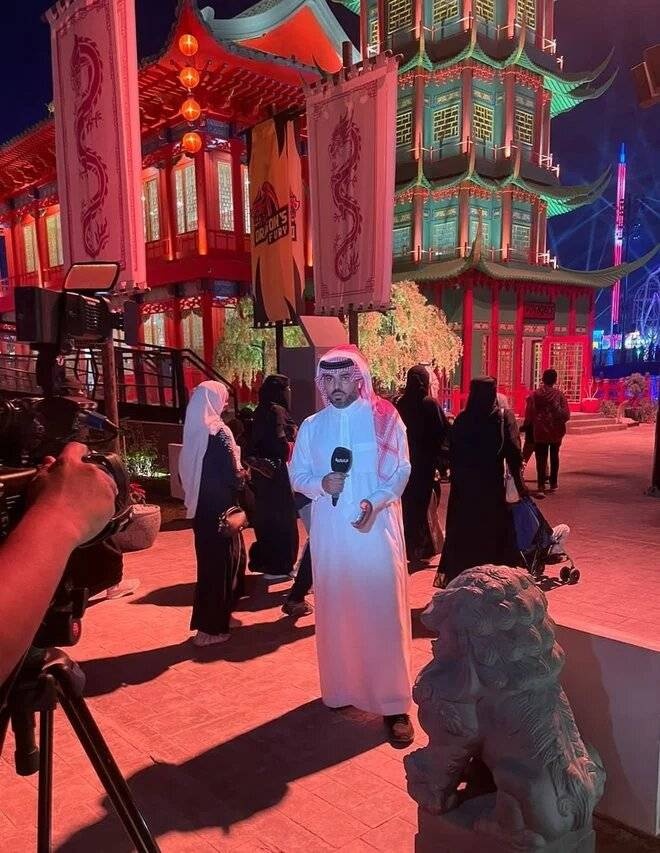 عدسات الإعلام تتجه إلى منطقة الصين في الـ «بوليفارد»