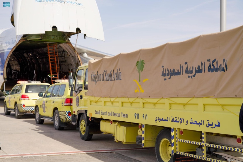 فريق البحث والإنقاذ السعودي يشارك في إغاثة المتضررين في زلزال تركيا وسوريا