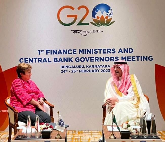 وزير المالية يناقش تطورات الاقتصاد العالمية مع مدير صندوق النقد الدولي 