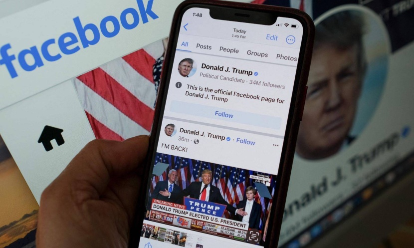 لقد عدت .. ترمب يطل مجددا عبر فيسبوك ويوتيوب