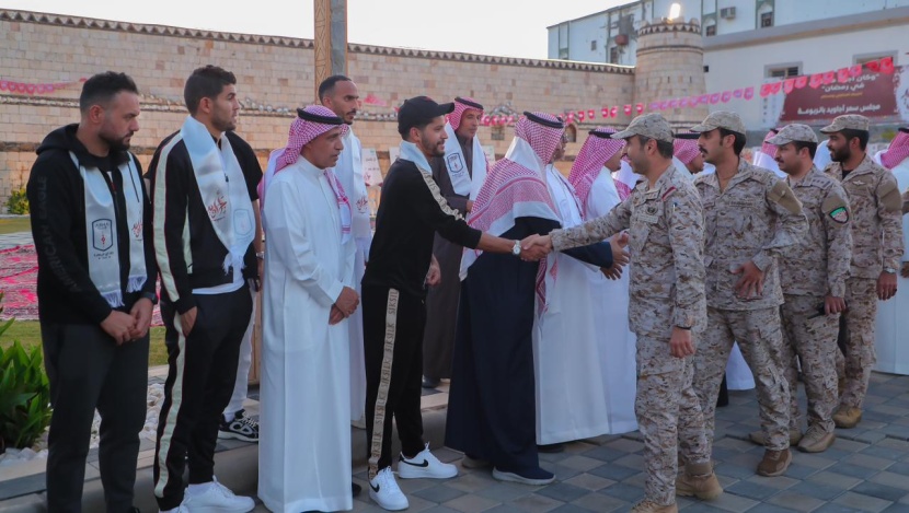 نادي أبها يقيم وجبة إفطار لأبطال الحد الجنوبي