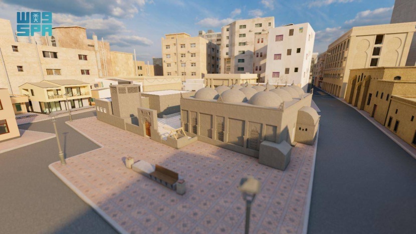 مسجد النجدي في فرسان يستعيد جماليات عمارته بتشكيلاته الجديدة