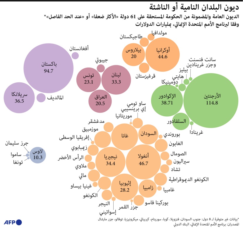 ديون الدول النامية