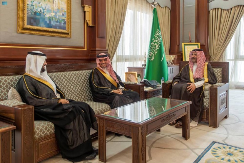 أمير المدينة المنورة يستقبل الرئيس التنفيذي للشركة السعودية للخدمات الأرضية