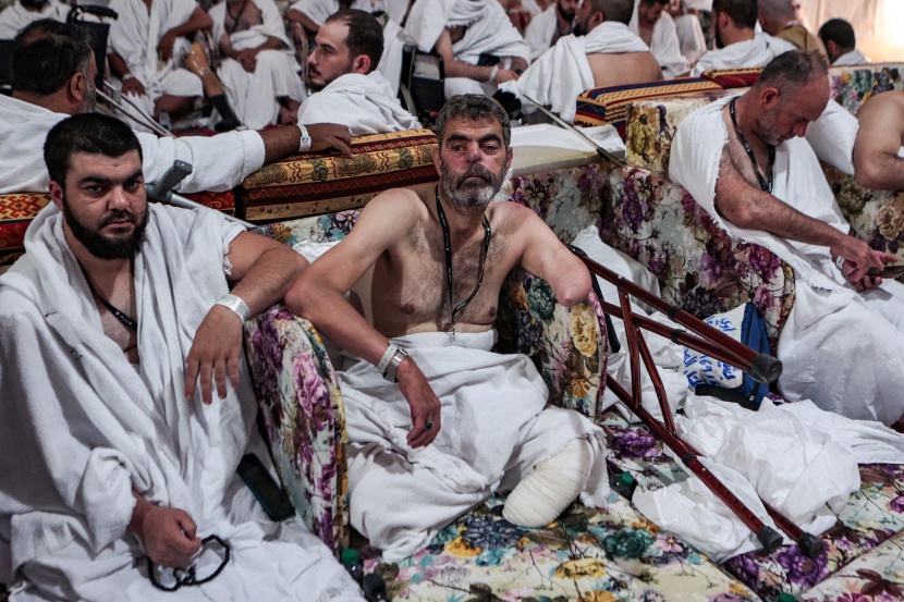 حجاج من أصحاب الهمم السوريين 