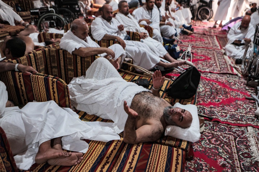 حجاج من أصحاب الهمم السوريين 