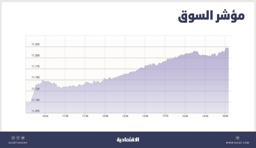 أفضل أداء يومي للأسهم السعودية منذ أكتوبر .. 207 نقاط مكاسب بدعم "القيادية"