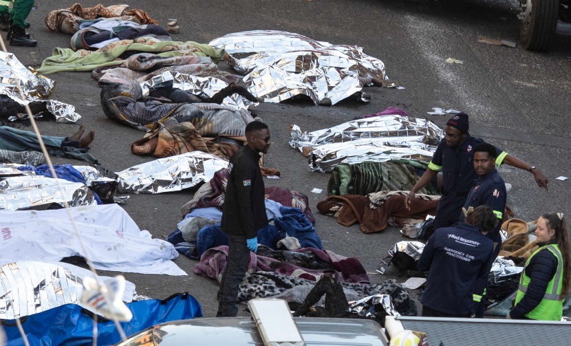 جنوب إفريقيا: مقتل 73 شخصا وإصابة 52 آخرين نتيجة حريق مبنى في مدينة جوهانسبرج