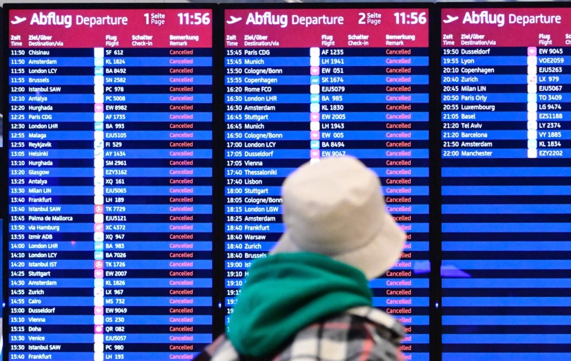 إلغاء 1100 رحلة جوية في ألمانيا بسبب إضراب موظفي أمن المطارات