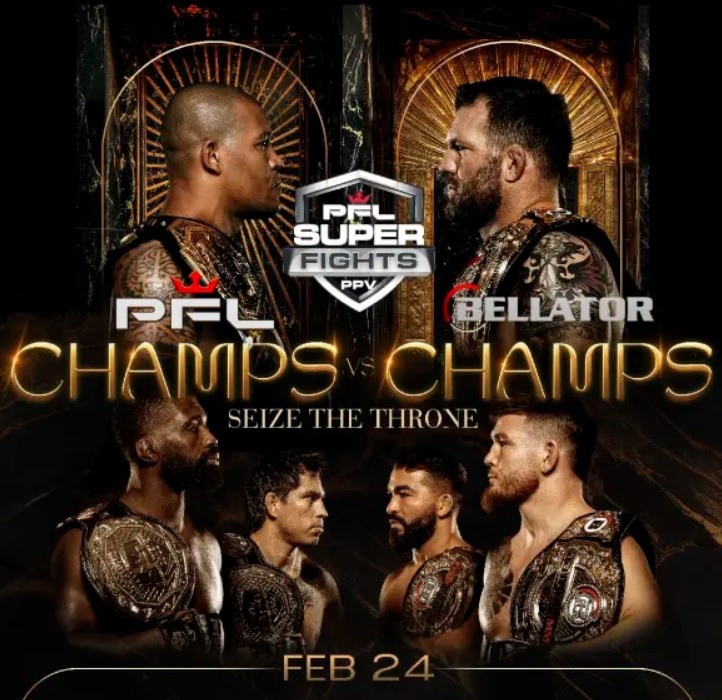 من 200 إلى 600 ريال تذاكر نزالات أبطال دوري PFL وأبطال اتحاد Bellator