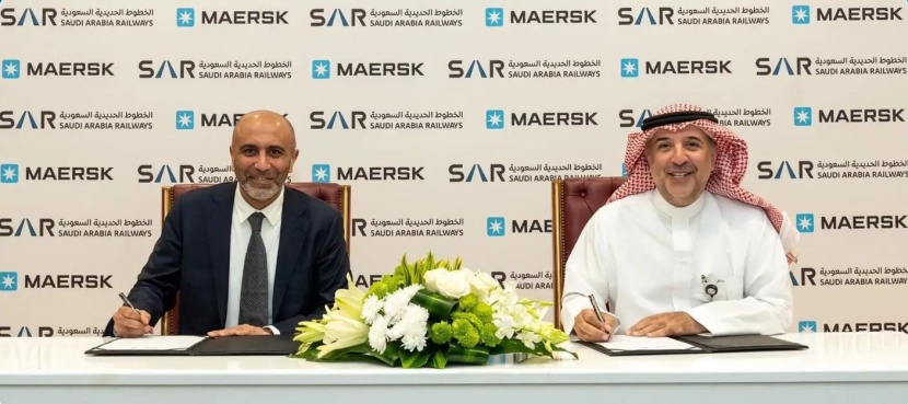 "سار" توقع اتفاقية مع "ميرسك" لزيادة أعداد الحاويات المنقولة من الدمام إلى الرياض