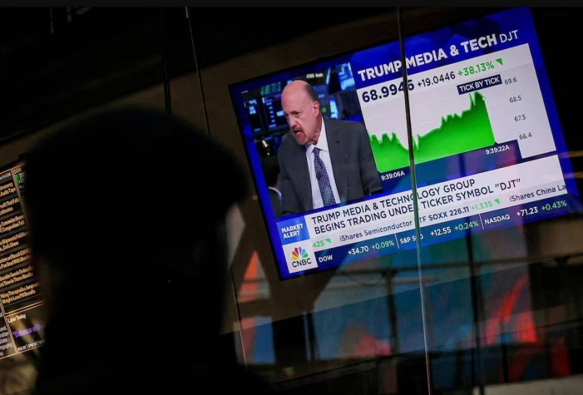 ارتفاع قيمة مجموعة ترمب ميديا بواقع 1.4 مليار دولار ومكاسب الرئيس السابق 5 مليارات دولار