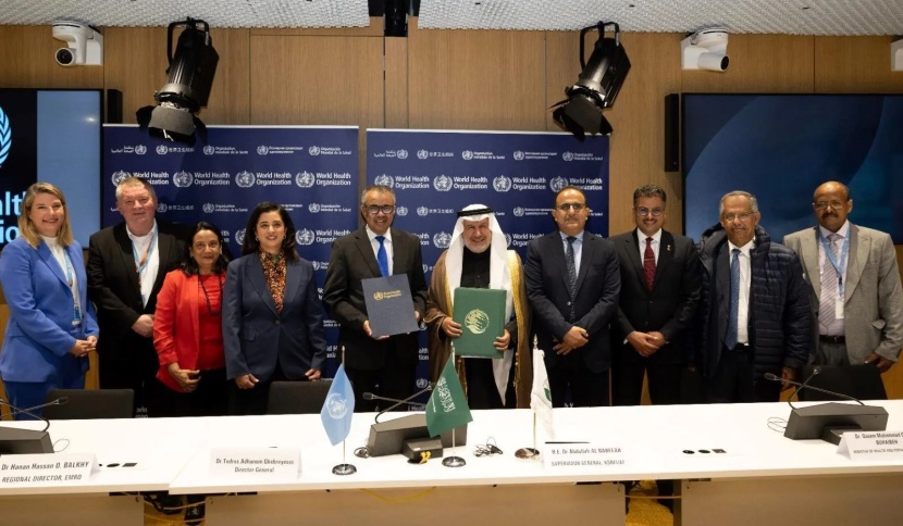مركز الملك سلمان للإغاثة يوقع 5 برامج مع "الصحة العالمية" لصالح اليمن والسودان وسوريا