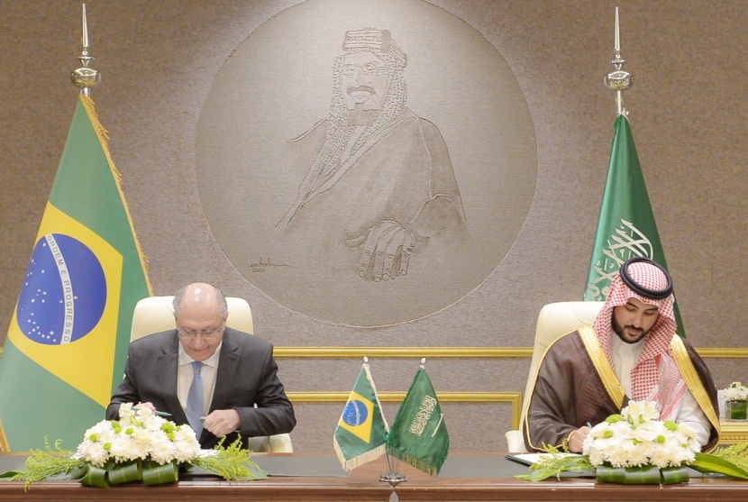 توقيع مشروع اتفاقية بين السعودية والبرازيل للتعاون في مجال الدفاع